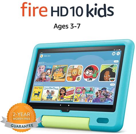 All-new Fire HD 10 Kids tablet, 10.1″, 1080p Full HD, ages 3–7, 32 GB, Aquamarine – Altech ...