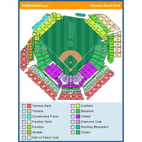 Fresh Citizens Bank Park Seating Chart With Seat Numbers - Seating Chart