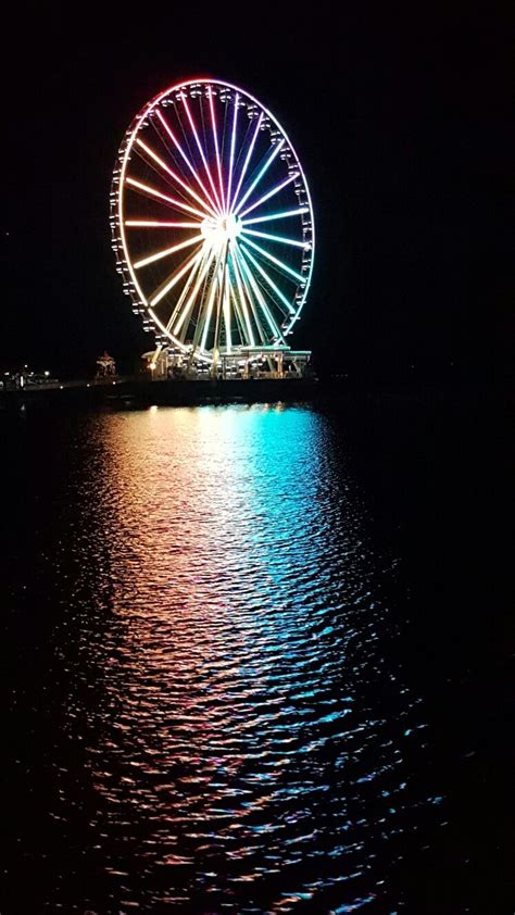 Ferris wheel over National Harbor | National, Harbor, Creative photography