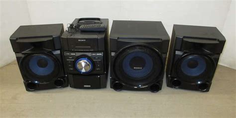 Albrecht Auctions | Sony 540W Music Stereo System with (3) Speakers and ...