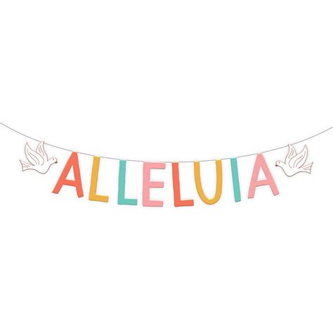 Easter Alleluia Banner - Bury During Lent! – Catholic Family Crate