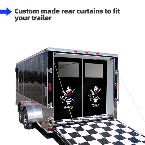 Enclosed Rear Trailer Curtains