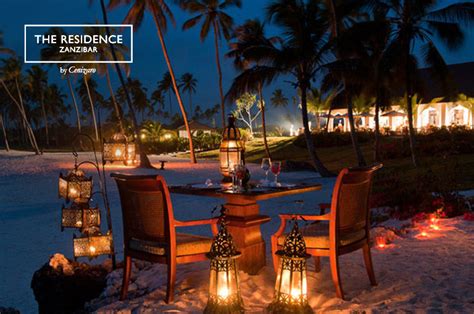 PRIVATE ROMANTIC BEACH DINNER FOR TWO - The Residence Zanzibar