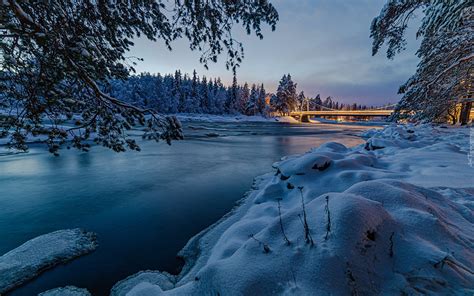 Most nad rzeką Oulujoki