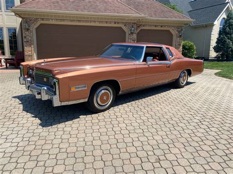 Orange 12K 1977 Eldorado Biarritz For Sale | GuysWithRides.com