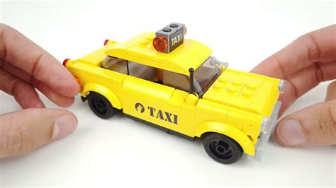 LEGO TAXI - step by step build - YouTube