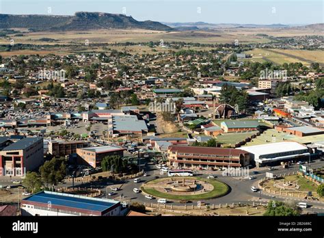 Cityscape, Maseru, Lesotho Stock Photo - Alamy