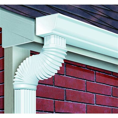 Amerimax FLEX-ELBOW 2-in White Vinyl Front Elbow in the Downspout Components department at Lowes.com