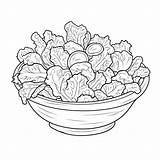 Caesar Salad Coloring Page – Coloring Corner sketch template