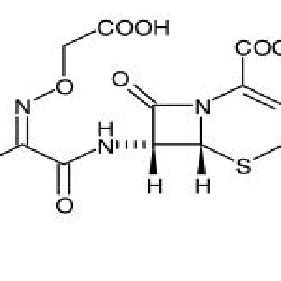 Chemical structure of Cefixime. | Download Scientific Diagram