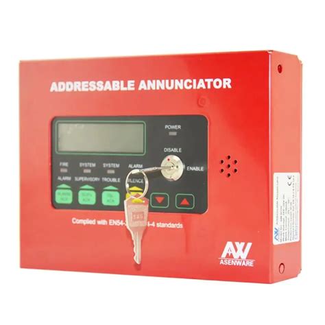 Supplier Addressable Fire Alarm Annunciator Panel With Lcd Display ...