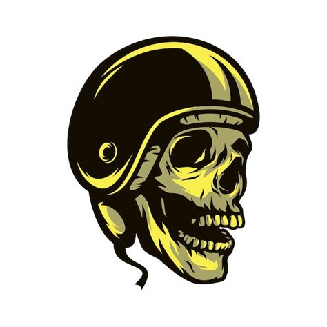 Premium Vector | Skull ghost rider road vector logo design illustration