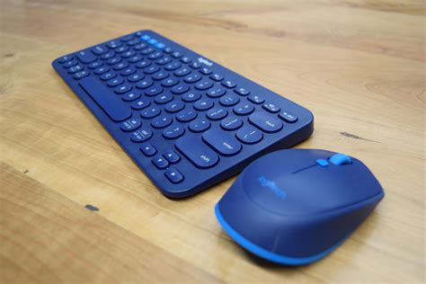 54 - Logitech Blue Keyboard and Mouse combo | Logitech, Keyboard, Sell items