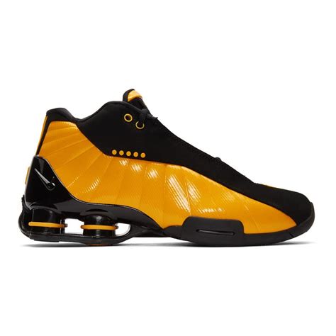 Nike Black And Yellow Shox Bb4 Sneakers for Men | Lyst