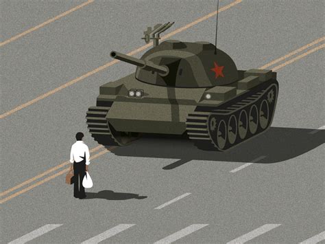 Tank Man | Tank man, Tank, Illustration