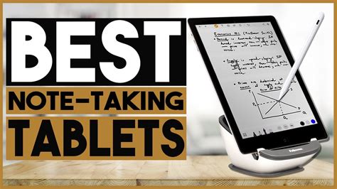 8 Best Note Taking Tablets 2020 (Buyers Guide And Reviews) - YouTube