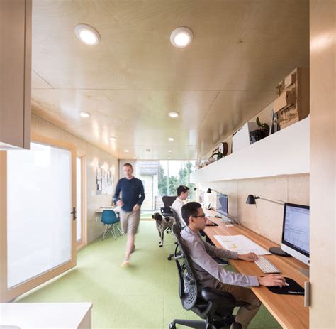 This Architect Built A Home Office Out Of A Shipping Container