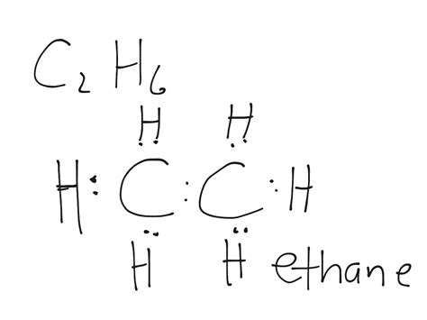 Ethane Lewis Structure | Science, Chemistry, Chemical Bonds | ShowMe