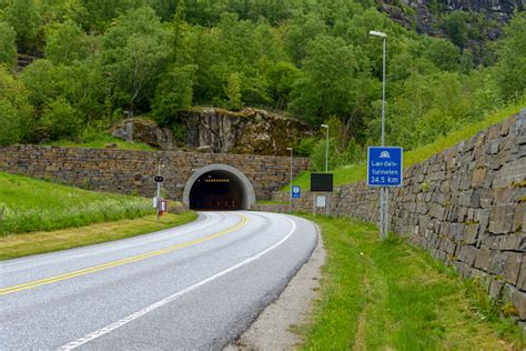 Laerdal Tunnel In Norway The Longest Road Tunnel In The World Stock ...