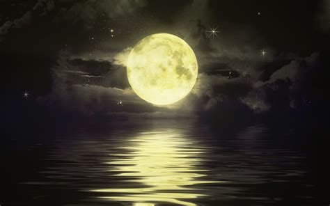 Moon Night Sky Wallpapers - Top Free Moon Night Sky Backgrounds - WallpaperAccess