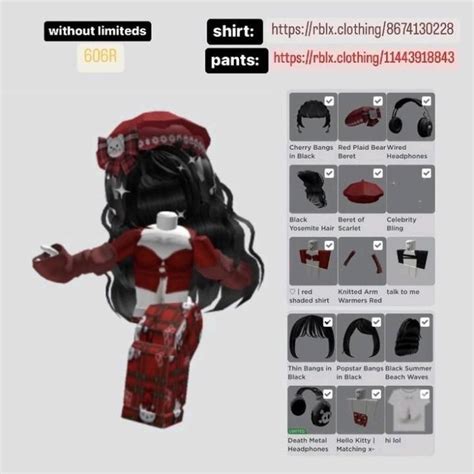 Cool Roblox Outfit Codes for Girls in 2024