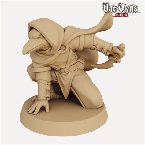 Flick the Kenku Rogue - 3D Printed Miniature – Empire of Minis