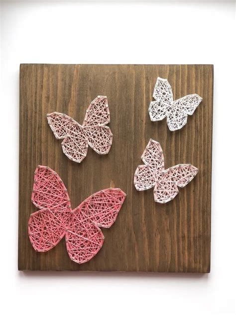 String Art, Butterfly String Art, Butterfly Decor, Kids Room Decor ...