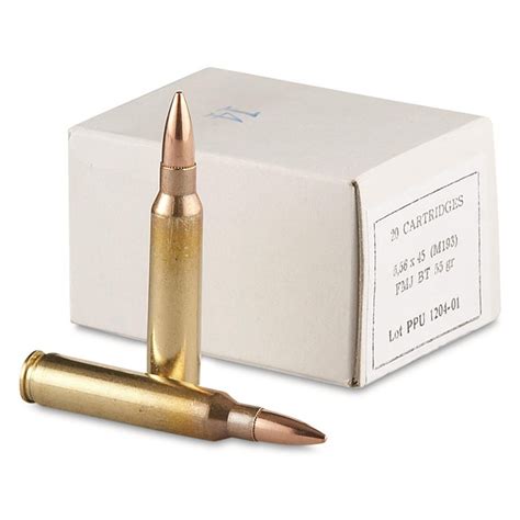 Prvi Partizan (PPU) 5.56x45mm M193 55 Grain FMJBT - ProArmory