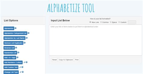 Free Online Alphabetical Order Tool - Word Counter Blog