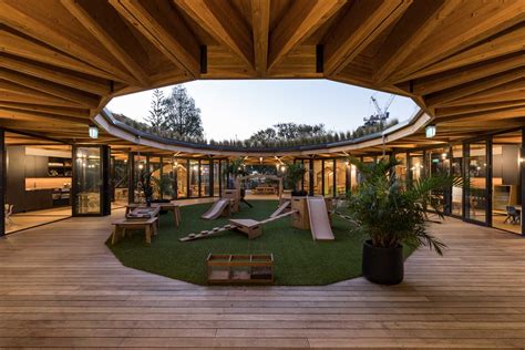 A Green Roof Covers The Circular Design Of This Children's Learning ...