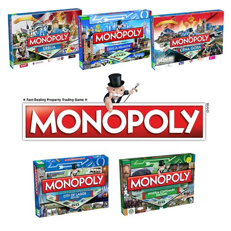 Brand new Monopoly board game – International editions inc. Serbia and Krakow! | eBay