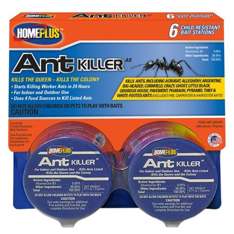 Home Plus Indoor/Outdoor Ant Killer Metal Bait Station - 12 - 6PKS - Walmart.com - Walmart.com