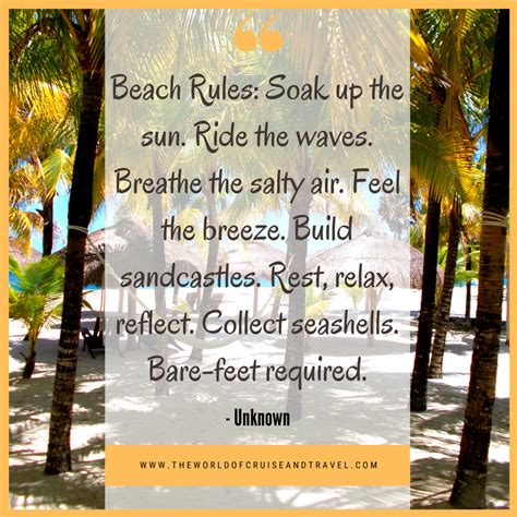 TRAVEL THURSDAY QUOTE – BEACH RULES