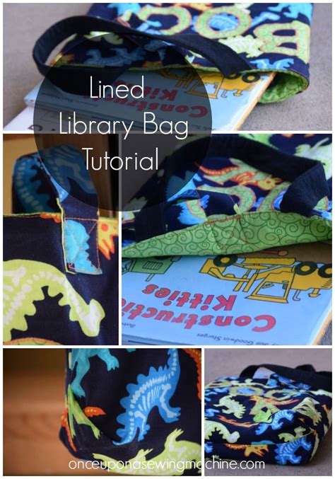 Free Pattern and Tutorial: Library Bag - Once Upon a Sewing Machine ...