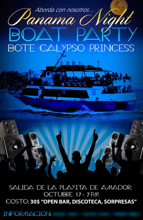 Boat Party Flyer Design by miqueleno on DeviantArt