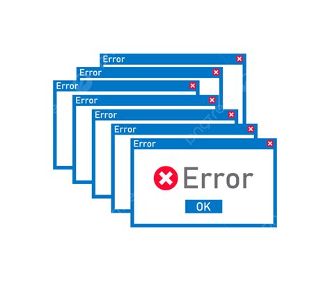 Many Error Messages Computer Window, Warning, School, Error PNG and ...