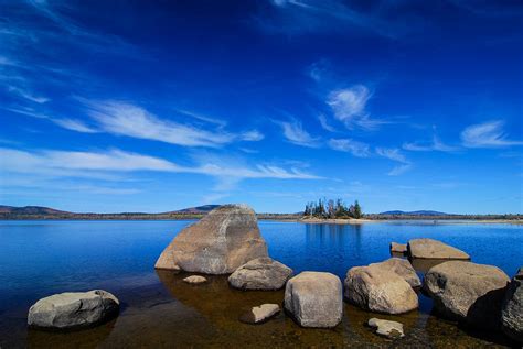 Flagstaff Lake Maine Photograph by Michael Hubley