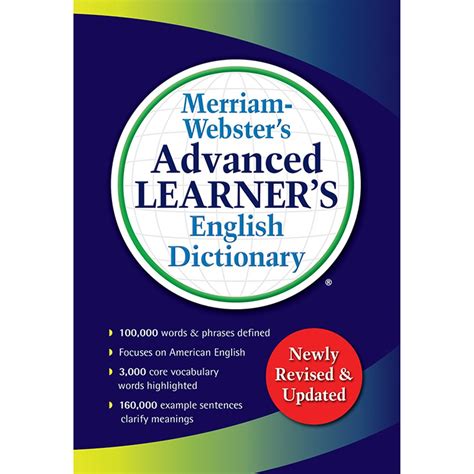 Advanced Learner's English Dictionary - MW-7364 | Merriam - Webster Inc. | Reference Books