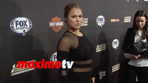 Ronda Rousey The Ultimate Fighter Season 20 Premiere Arrivals - YouTube