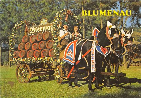 Lot 15 blumenau brazil chariot types folklore typical scene horse ...