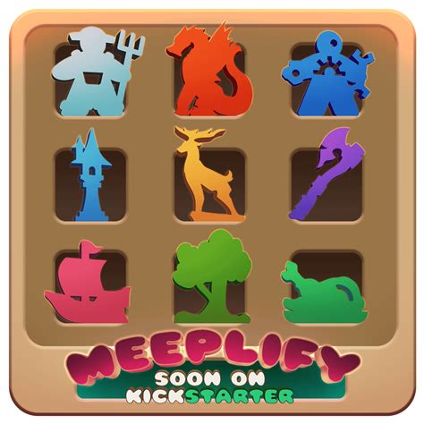 Meeplify: a 3D Printable Meeple project launching soon on Kickstarter ...