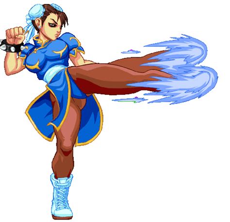 Street Fighter 2 Chun Li Moves