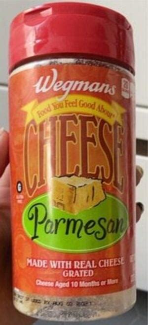 Wegmans Grated, Parmesan Cheese - 8 oz, Nutrition Information | Innit