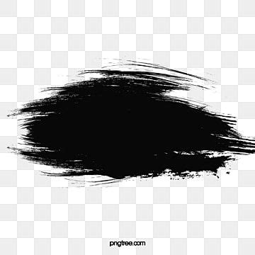 Ink Brush White Transparent, Black Ink Brush, Vector Material, Ink Brush, Ink PNG Image For Free ...