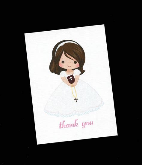 First Communion Thank You Cards Thank You Cards Girls | Etsy