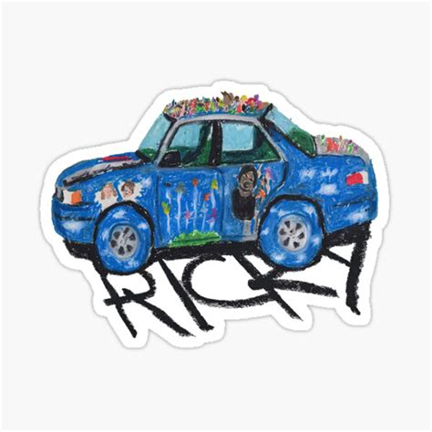 "Ricky Montgomery Merch" Sticker for Sale by AlvahWilkinson | Redbubble