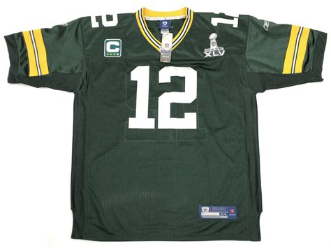 Lot - AARON RODGERS AUTOGRAPHED 2011 MVP SEASON GREEN BAY PACKER JERSEY