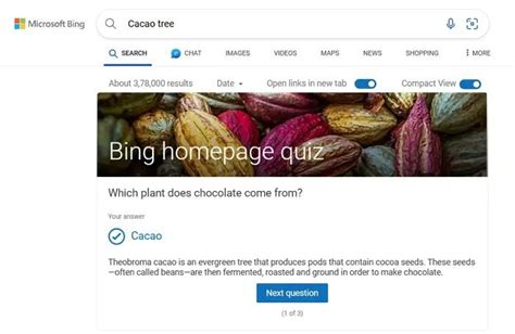 How to play Bing Homepage Quiz and win?