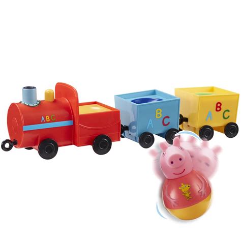 Peppa Pig Weebles toys Push-Along Wobbily Car - Character Toys