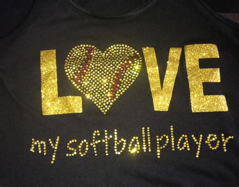 L ️VE my softball player --- customizable to your team colors!! | Team ...